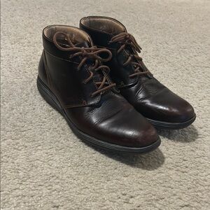 Men's Cole Haan Grand.0S Brown Leather Ankle Boots sz 10.5